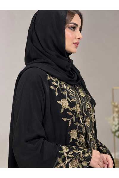 my abaya عباية نسائية سوداء بتصميم أنيق وراقي