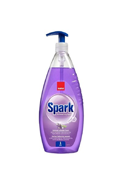 Sano Detergent de vase Spark, manual, cu pompita, lavanda, 1 l