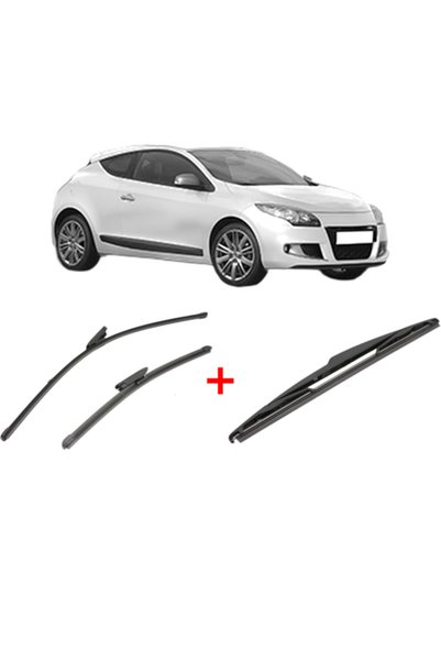 VALEO Set of 3 Silencio wipers for Renault Megane III Coupe