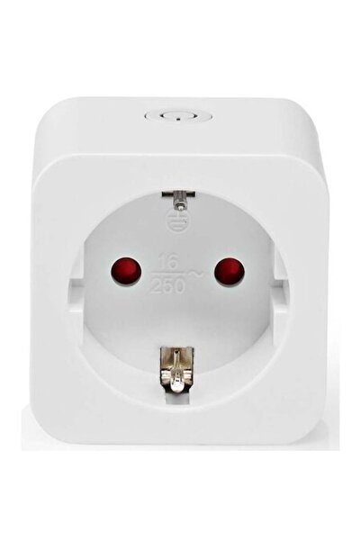 Nedis Priză inteligentă WIFIP121FWT, Wi-Fi, Monitorizare consum, 3680W, 16A, ...