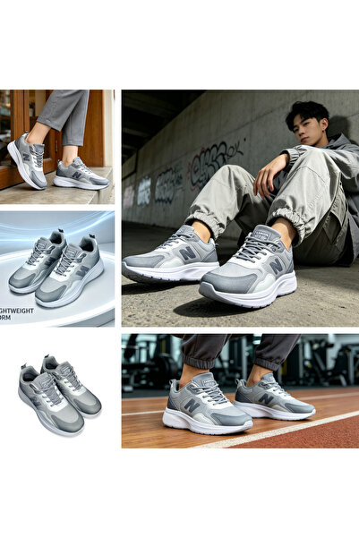 xihuiwa 5cm hidden inner height increase sneakers men and women mesh breathab...