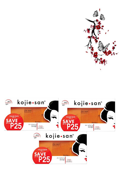 Kojie 3 Pieces San Skin Lightening Soap Value Pack (65 G x 3)