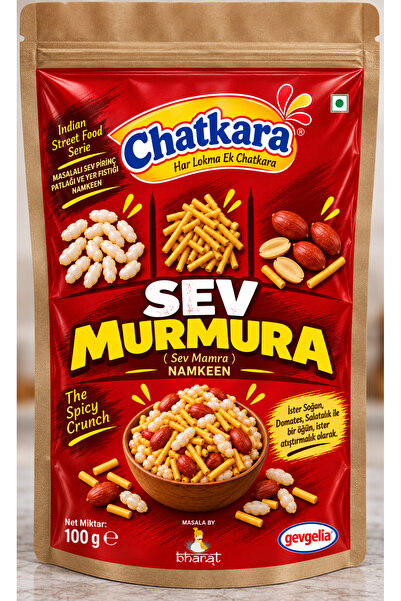 GEVGELIA CHATKARA SEV MURMURA HİNT ATIŞTIRMALIĞI MASALALI 100 GRAM