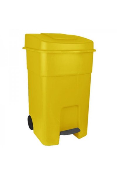 DacEnergy Pubela de gunoi din plastic, cu pedala si capac, 72 x 49 x 41 cm, 8...