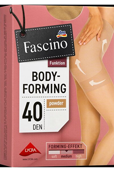 Fascino Ciorapi Bodyform pudră 40den, mărimea 46/48, 1 buc - Dresuri colanți