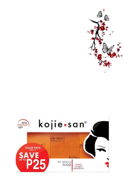 Kojie San Skin Lightening Soap Value Pack (65 G x 3)