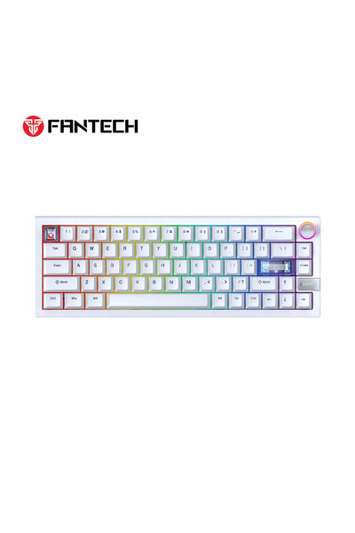 Fantech MK920 66-Key Wireless RGB Mechanical Gaming Keyboard, Gasket Layer, T...