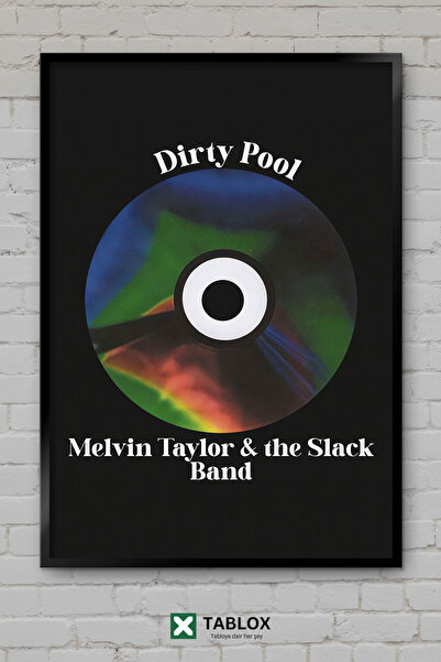 tablomaxtbx Αφίσα τέχνης Dirty Pool Kirli Havuz με εικονογράφηση, Διακοσμητικ...