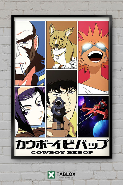 tablomaxtbx Cowboy Bebop Eyes Eye Face Face Anime Spike Αφίσα με κορνίζα Διακ...