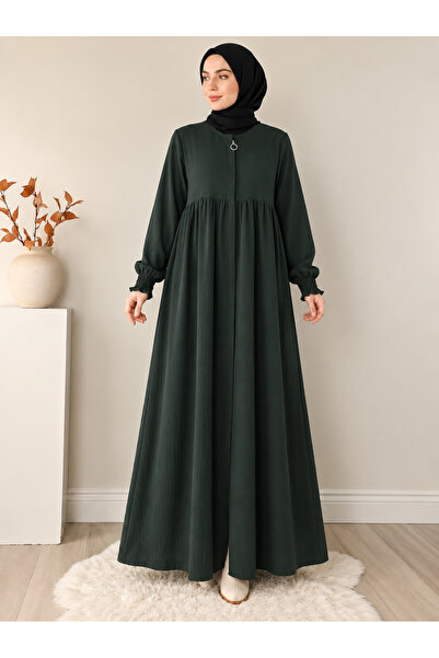 OKTAYUSTA COLLECTİON Ρόμπα Mevlana με ρόμπα κορδέλας, Αυλικό Φεράζε, Πικρό Καφέ