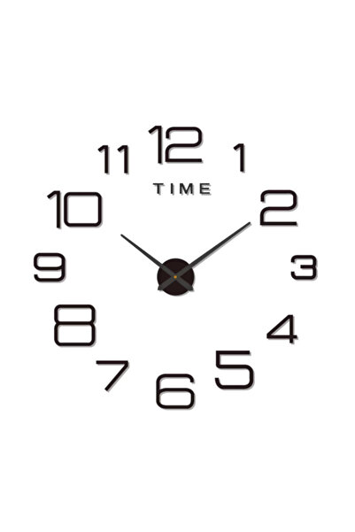 Mihai Ceas de perete decorativ ZH00220 fără ramă, 60 cm, cu numere autoadeziv...