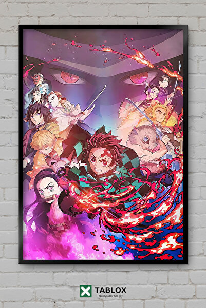 tablomaxtbx Demon Slayer Kimetsu No Yaiba Anime Manga Likovi Okvir Izgled Dek...