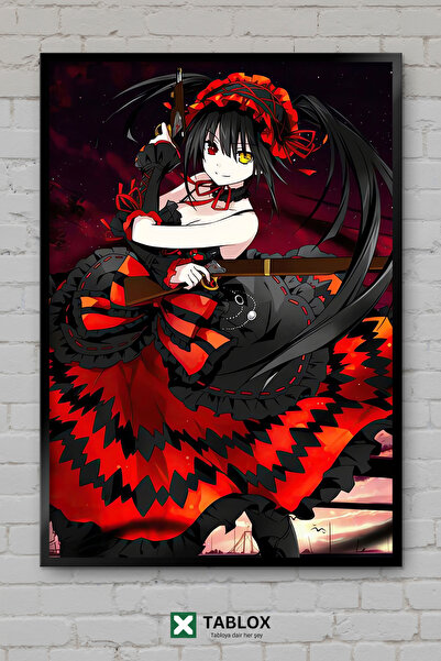 tablomaxtbx Date A Live Ανιμέ Μάνγκα Αφίσα με Χαρακτήρες Τέχνης Κορνιζαρισμέν...