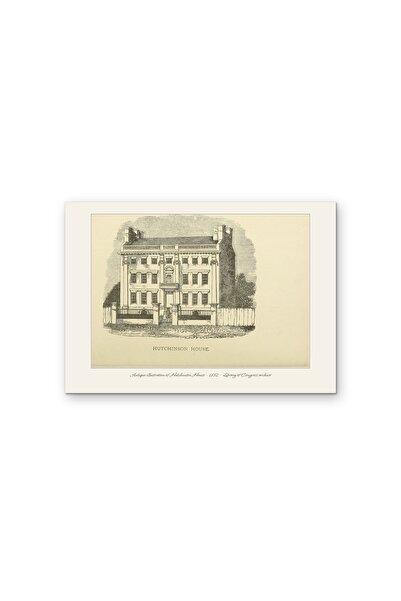 OEM Poster Carton 250g A4, Ilustratie Antica Casa Hutchinson 1882, Arhiva Ist...