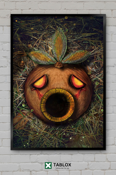 tablomaxtbx Deku Mask Maske Zelda Majoras Αφίσα βιντεοπαιχνιδιού με εμφάνιση ...