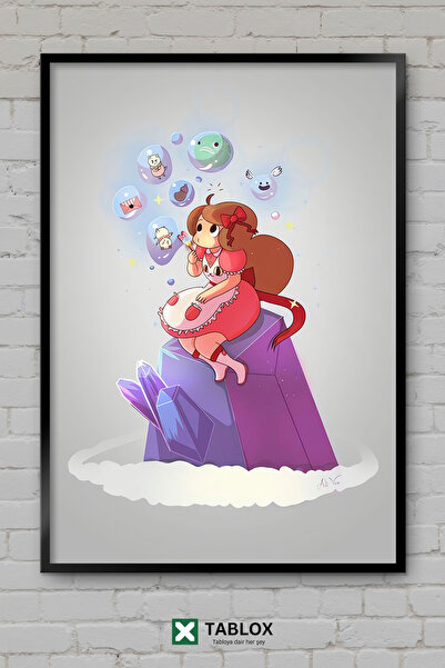 tablomaxtbx Crystal Bee Arı Bubbles Bubble Art Αφίσα με κορνίζα Διακοσμητικός...