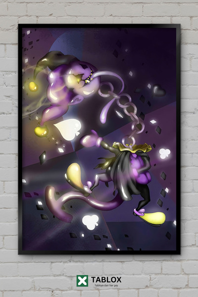 tablomaxtbx Devil Fan Art Deltarune Βιντεοπαιχνίδι Αφίσα Παιχνιδιού Τέχνης Κο...