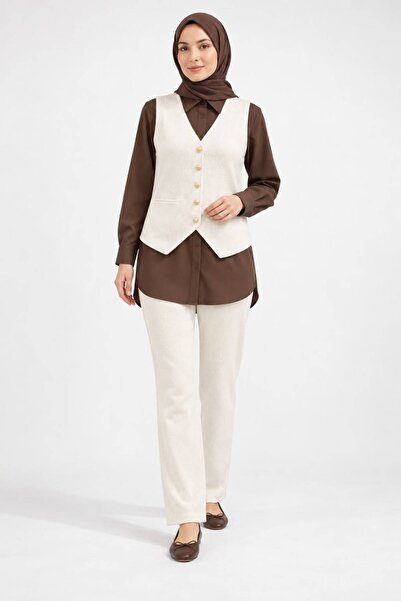MAY MARA Women's vested pants knitwear set