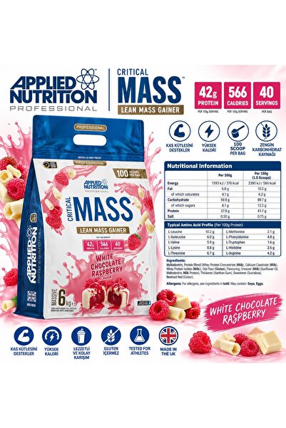 applied nutrition Critical Mass Professional Lean Mass Gainer 6 Kg - Karbonhi...