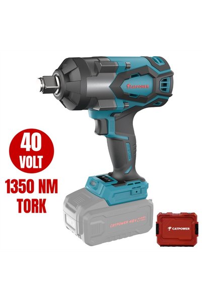 Cat Power KÖMÜRSÜZ AKÜLÜ SOMUN SIKMA 3/4'' Lİ-İON 40V - CATPOWER4428