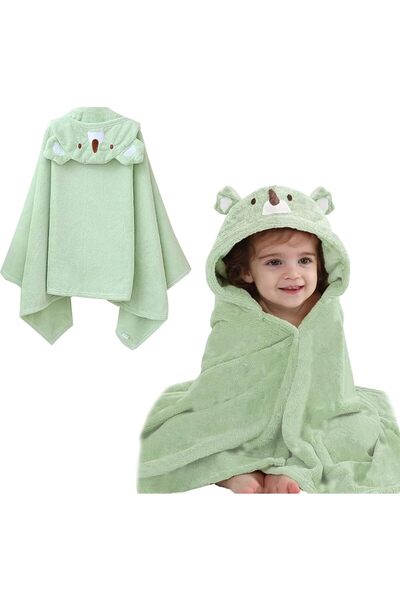 Arabest Soft Absorbent Toddler Hooded Bath Towel,Cartoon Koala Quick Drying V...