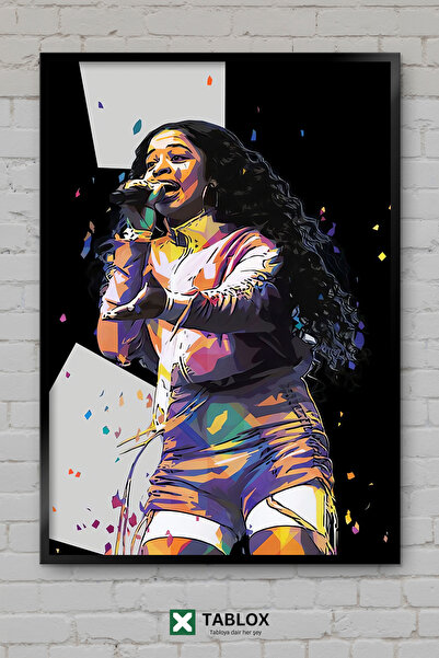 tablomaxtbx Ella Mai R&B pevačica, muzika, poster, portret, okvir, dekorativn...