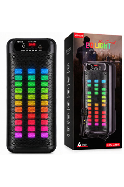 BOXE Boxă portabilă KTS 2269 Bluetooth LED RGB TWS Radio FM Microfon