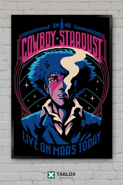tablomaxtbx Cowboy Stardust Star Dust Western Poster Art Frameed Decorative M...