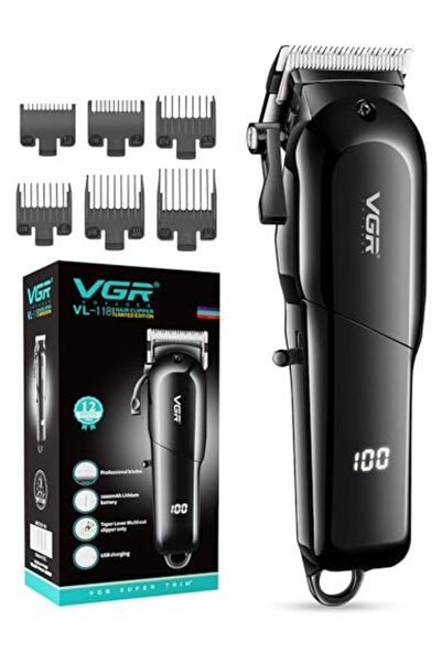 VGR VL-118 Limited Edition Professional Corded & Cordless Hair Clipper, LED D...