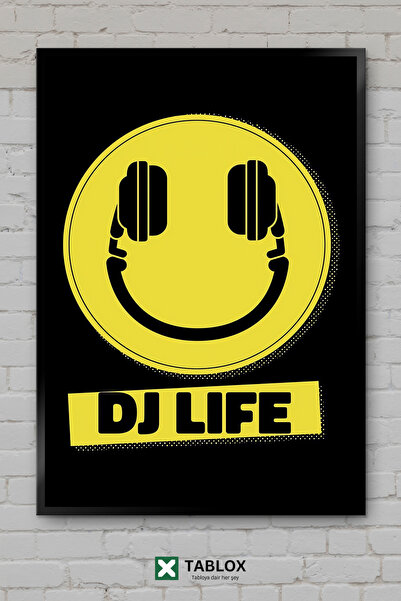 tablomaxtbx Dj Life Hayatı Ηλεκτρονική Μουσική Stage Club Party Διακοσμητικός...