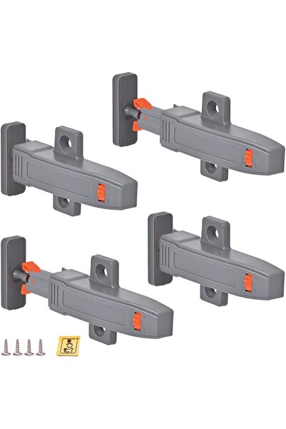 Arabest Self-Closing Push to Open Cabinet Hardware 4 Pack,Heavy Duty Push Lat...
