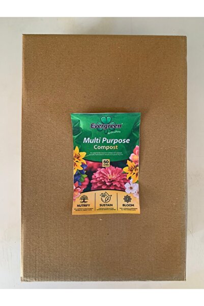 Evergreen Multi Purpose 5 LİTRE – Genel Kullanım İthal Çiçek Toprağı & 6 Hafta Etkili Besleyici Torf Harcı
