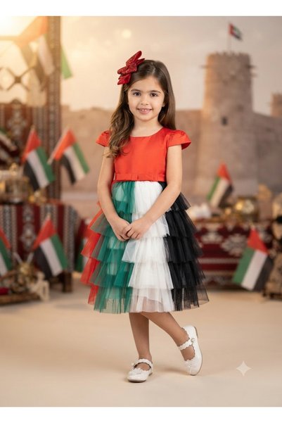 ddaniela UAE Flag Dress Noura Collection