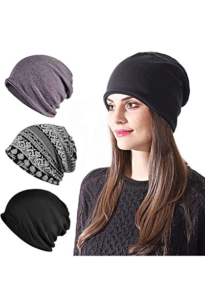 SYOSI Chemo Caps for Women, Dual-purpose Cotton Cap Slouchy Beanies Cancer Pa...