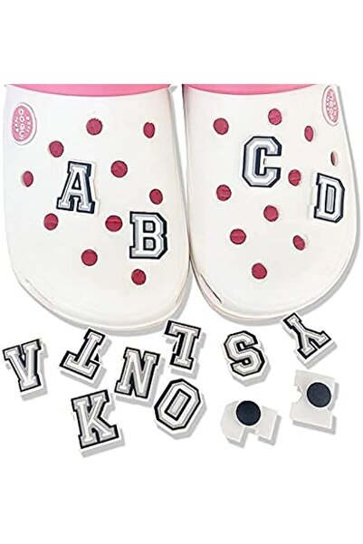 KASTWAVE 74 Pcs Letters Numbers Shoe, Double A-Z Letters & 0-9# Numbers for B...