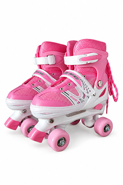 stars pearl Four-Wheel Roller Skates with Fixed Wheels – Stylish and Comforta...