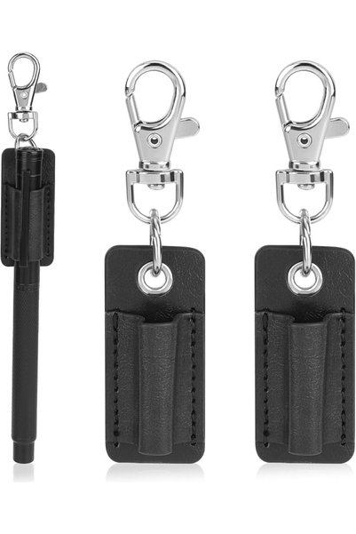 GENERAL 2 Pieces Lanyard Pen Holder, Pen Holder Clip Lanyard Anti-Lost, Porta...