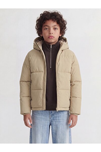 Jack & Jones Jack Jones Jjgalaxy Puffer Jacket Jnr Kids Light Brown Coat