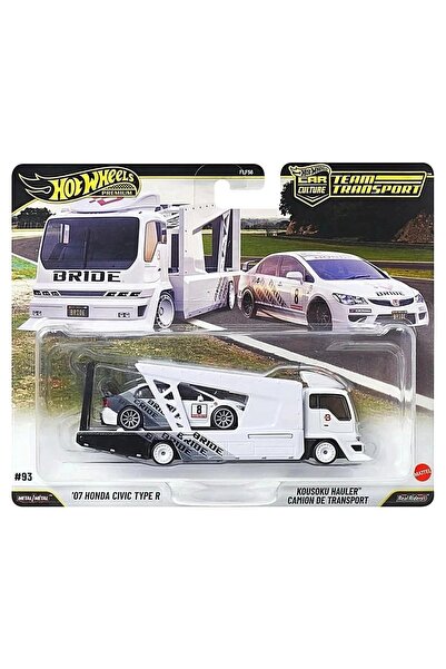 HOT WHEELS Premium Team Transport #93 Honda Civic Type R Kousoku Hauler BRIDE