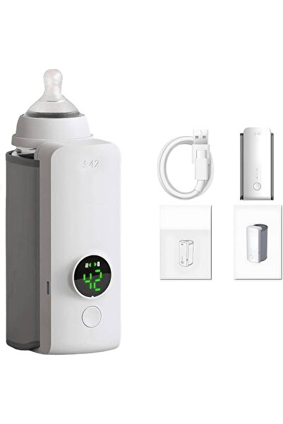 GENERAL Portable Baby Bottle Warmer for Travel, Cordless Baby Bottle Warmer f...