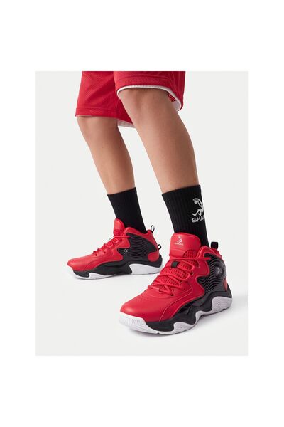 SHAQ Ghete de baschet pentru băieți 5907964135999 Negru