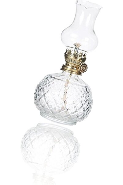 GENERAL Glass Kerosene Oil Lamp , Classic Chamber Lantern for Indoor Home Dec...