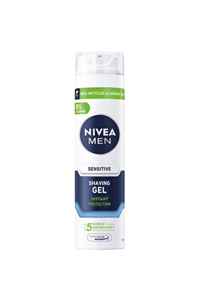 NIVEA Ανδρικό Τζελ Ξυρίσματος για Ευαίσθητες Επιδερμίδες με Δροσερή Αίσθηση 2...