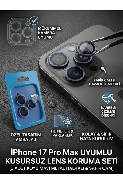Digimanya Camera Protective Lens Compatible with iPhone 17 Pro Max