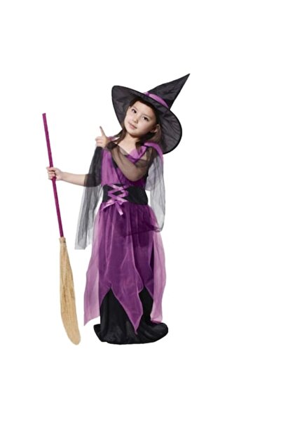 Funny Party Shop Girls' Halloween Witch Costume, Funny Party Shop®, purple, 3...
