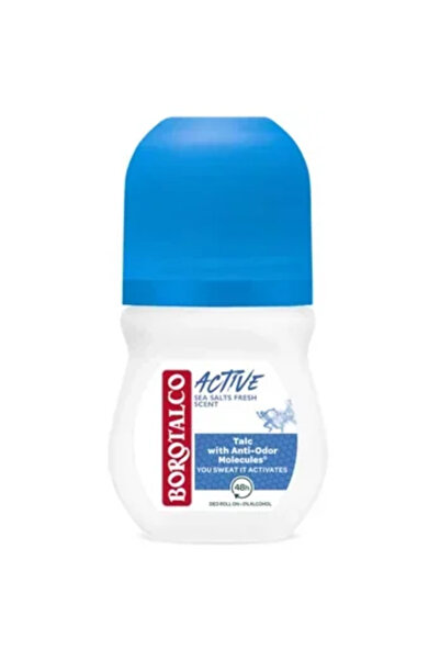 Borotalco Deodorant Roll-On cu Sare de Mare Activă 50 ml