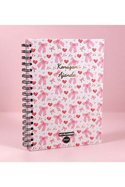 Gift Moda دفتر ملاحظات ناطق بتصميم فيونكة الحب