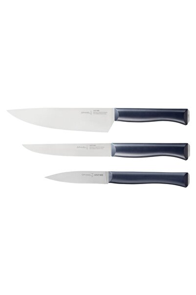Opinel 3-piece knife set, stainless steel, "Intempora" -