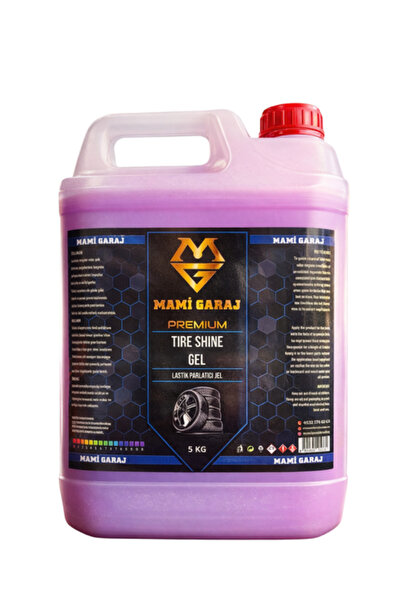 PREMIUM LASTİK PARLATICI JEL 5 KG – YOĞUN PARLAKLIK VE DERİN SİYAH GÖRÜNÜM