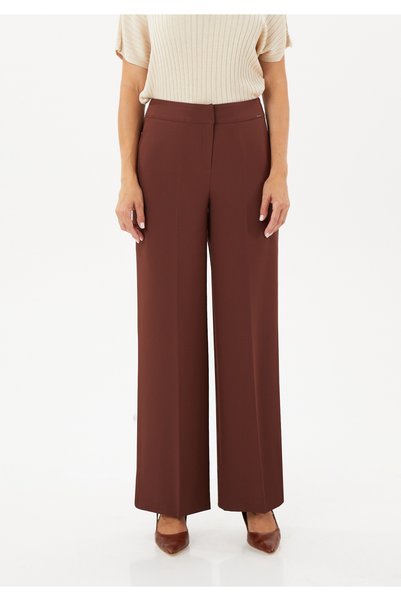 Guzella Hidden Closure Adjustable Elastic Back Palazo Trousers